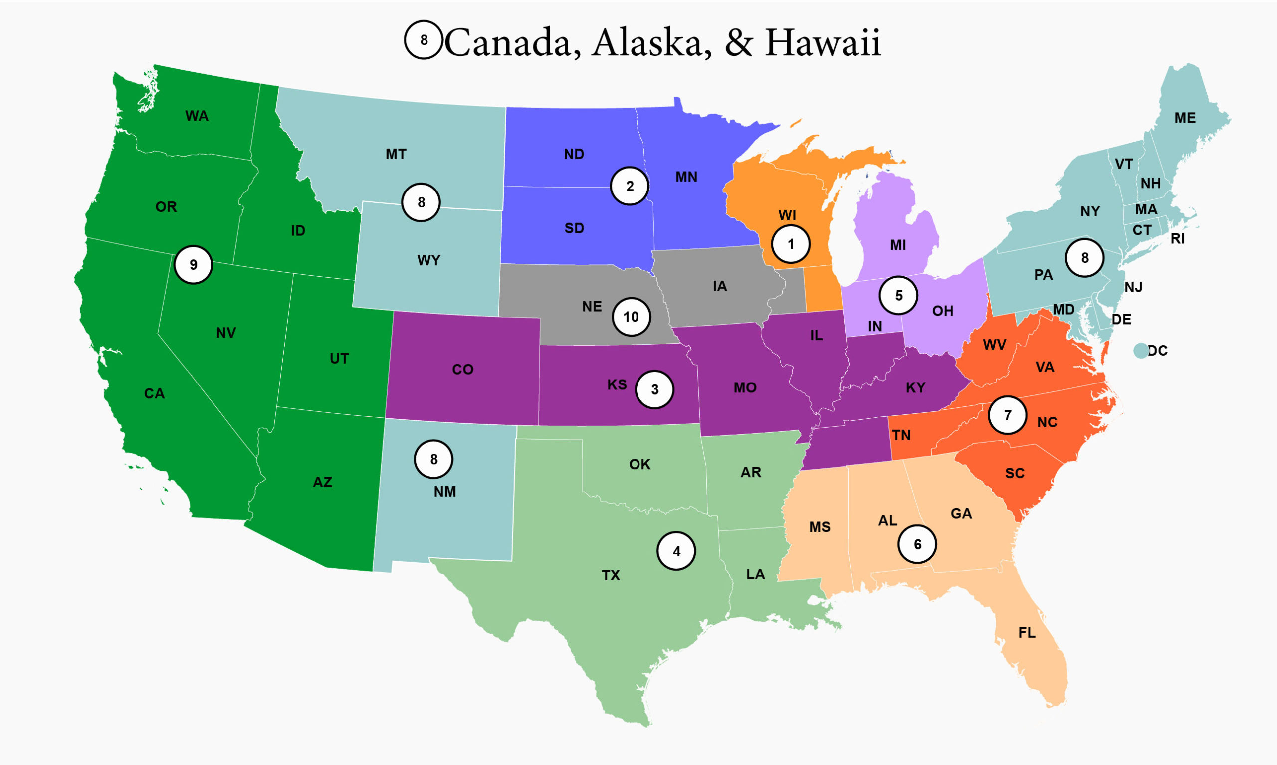 Sales Network – North America